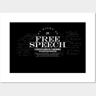 Free Speech Posters and Art